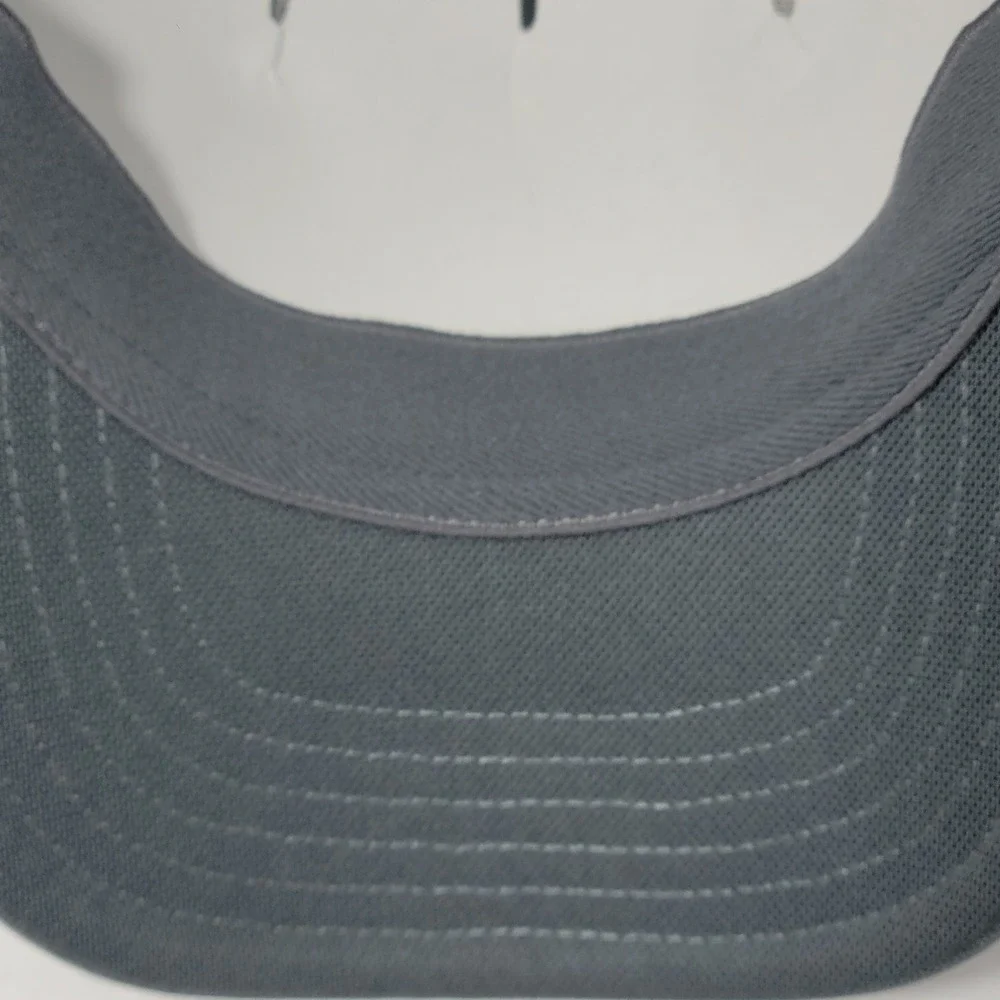 Under Armour Blitzing Hat Boys YSM-YMD Fitted Grey Black A-Flex Stretch Sports